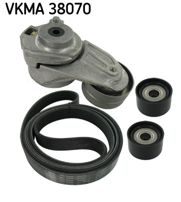 SKF VKMA 38070 Hosszbordásszíj+ görgő, szíjkészlet